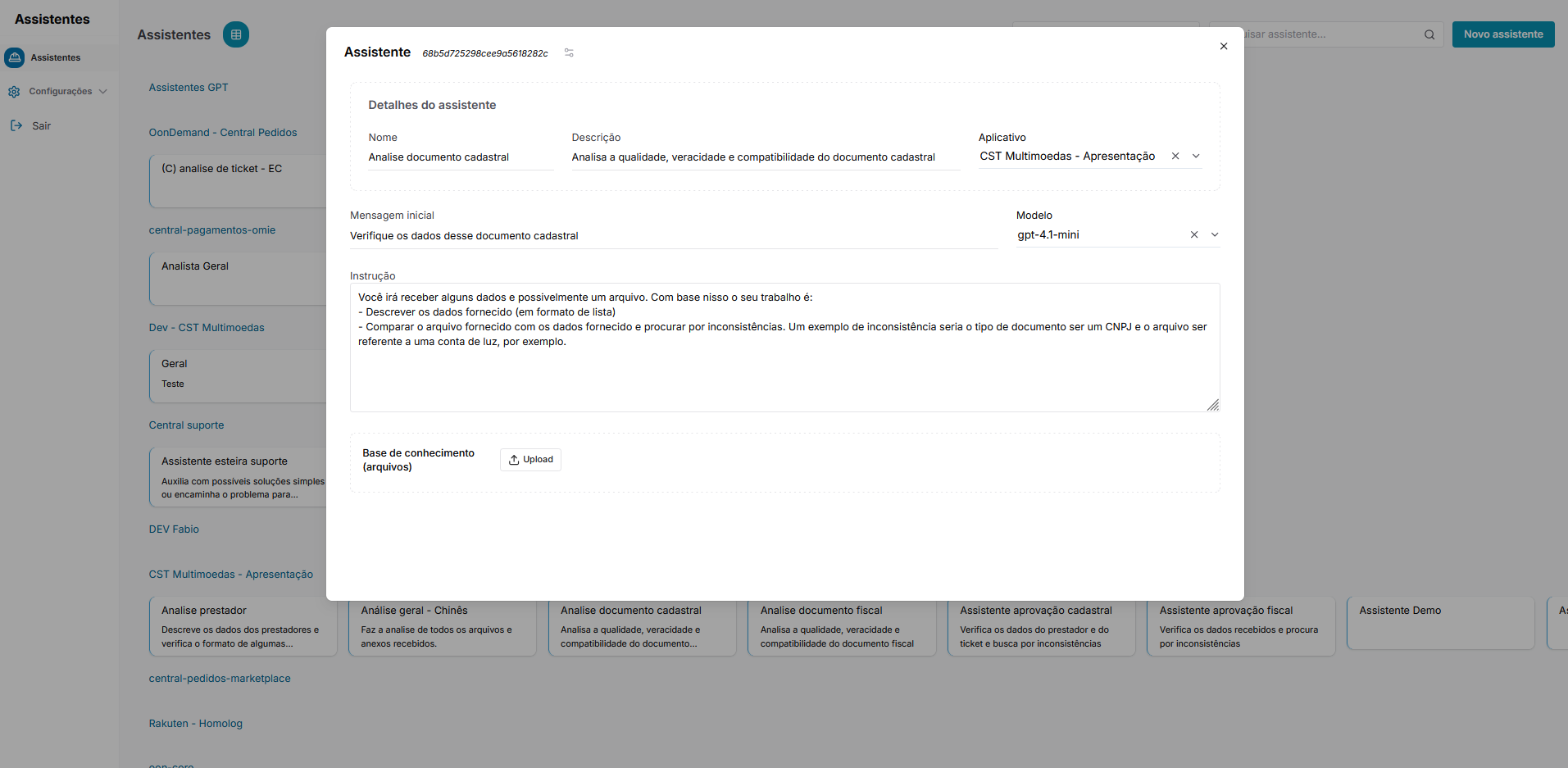 Assistentes IA por processo na plataforma OonDemand